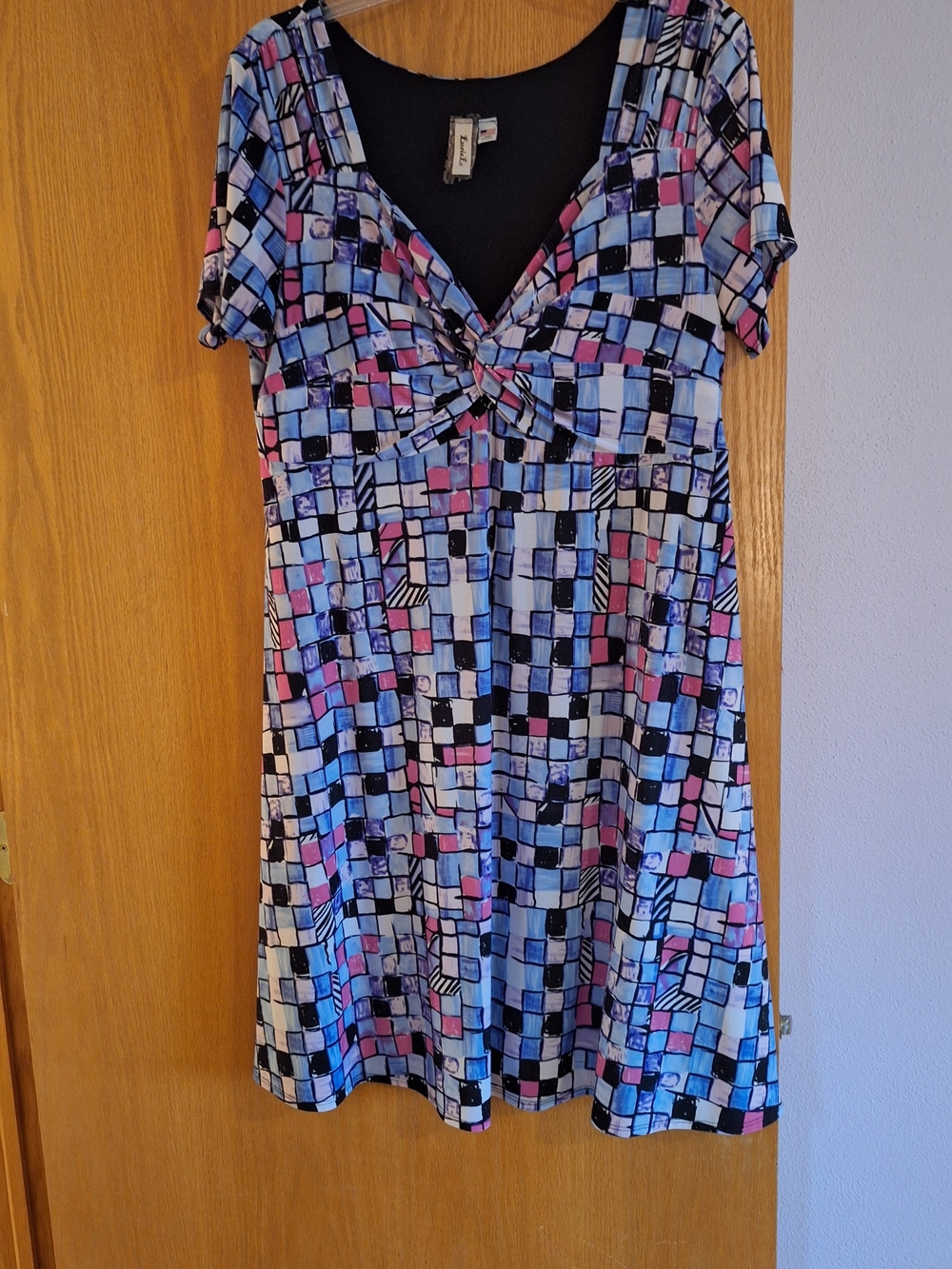 Ladies V-Neck Knit Dress